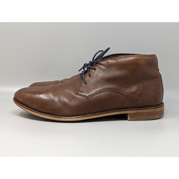 Cole Haan Men\'s Carter Lace Up Leather Brown Chukka Ankle Boots Size 12M C10895 main image 9